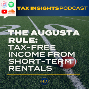 The Augusta Rule Tax Free Income From Short Term Rentals