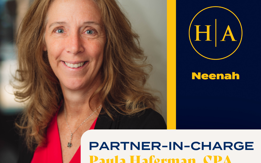 Paula Haferman Named Partner-in-Charge of Hawkins Ash CPAs in Neenah