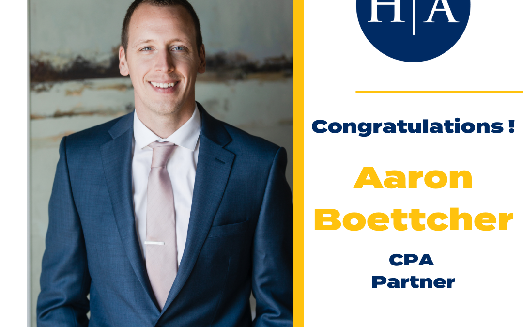 Aaron Boettcher, CPA, Made Partner at Hawkins Ash CPAs