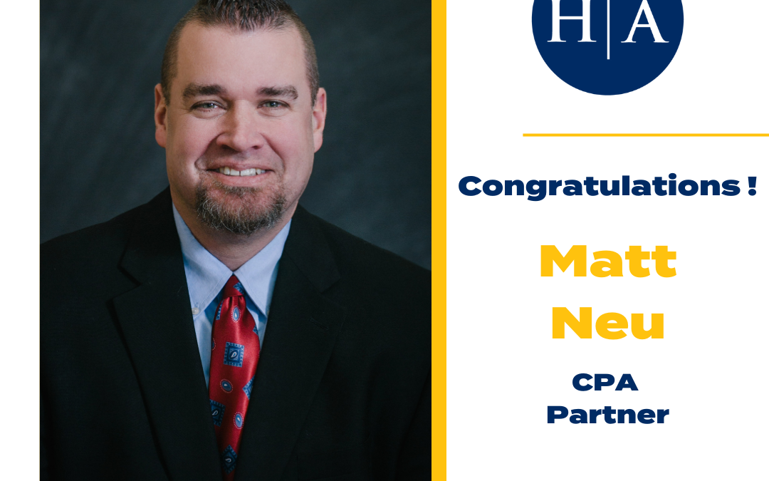 Aaron Boettcher, CPA, Made Partner at Hawkins Ash CPAs - Hawkins Ash CPAs