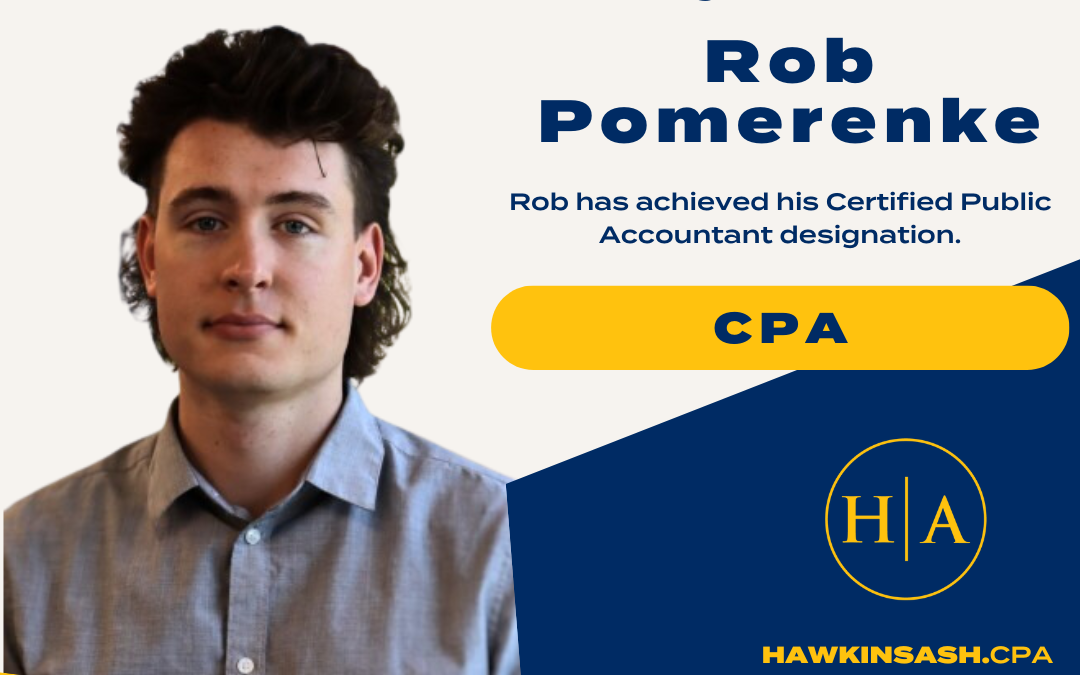 Congratulations to Our Newest CPA, Rob Pomerenke